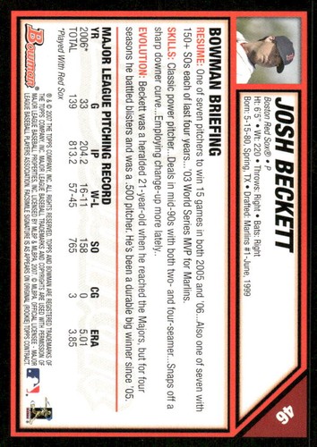 2007 Bowman Baseball Complete Your Set (1-220) - Picture 93 of 423