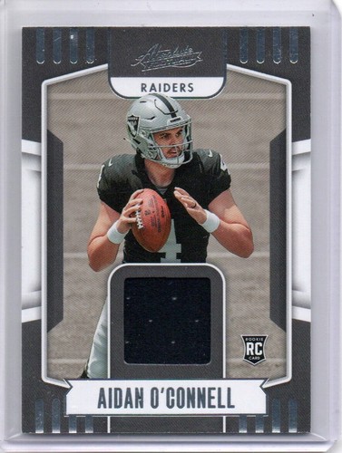 Aidan O'Connell 2023 Panini Absolute - Absolute Rookie Materials Silver #ARM-35 - Picture 1 of 2