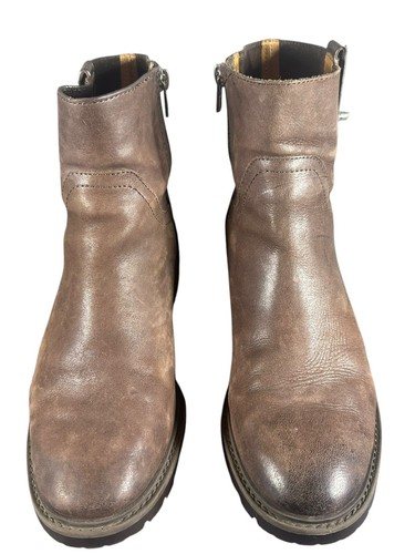 Botines Coach Georgetta para mujer marrón castaño cera clara botas de pantorrilla talla 8B Bi22 - Imagen 5 de 14