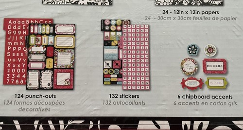 New Colorbok 12x12 Scrapbook Kit #61254 Fruit Punch Album, Paper, Embellishments - Picture 7 of 9