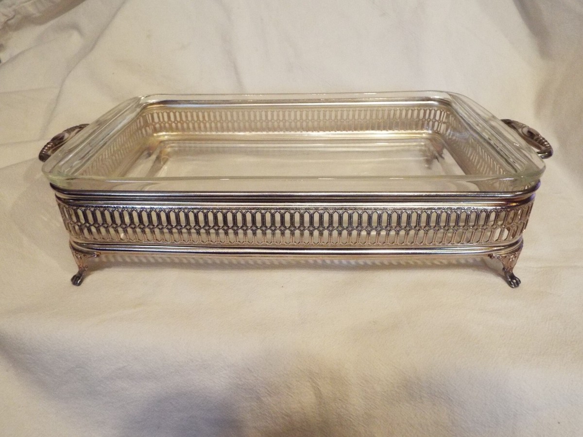 WA ITALY Silver Plate Casserole Serving Dish Warmer Buffet WA ITALY Silver Plate Casserole Serving Dish Warmer Buffet