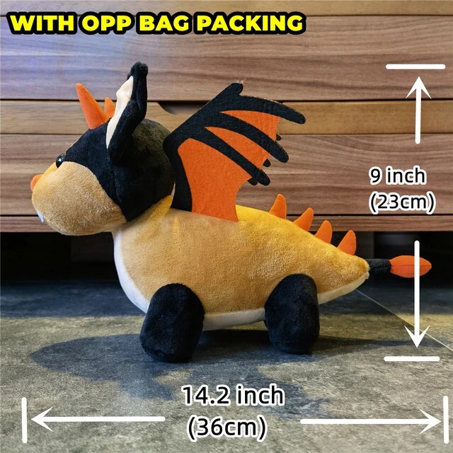Cute Bat Dragon Adopt Me Pets Plush Toys Animal Plushies Jugetes Stuffed Doll - Picture 7 of 7