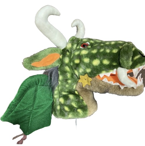 Chrisha Creations Stick Dragon 1988 Chrisha Playful Plush Vintage Works Roars - Picture 3 of 3