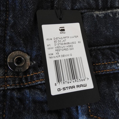G-STAR RAW D-Staq Denim Jacket Men’s XS BNWT Medium Aged Restored Jaden Smith - Picture 17 of 19