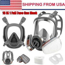 15 in 1 Full Face Gas Mask Respirator Spray Painting Safety Sets 6800 Facepiece