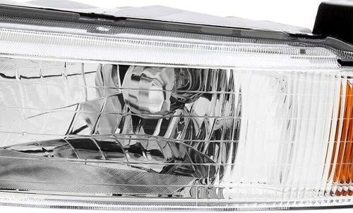 Chrome Headlights Front Lamps Pair Set for 99-01 Mitsubishi Galant Left & Right - Bild 2 von 7