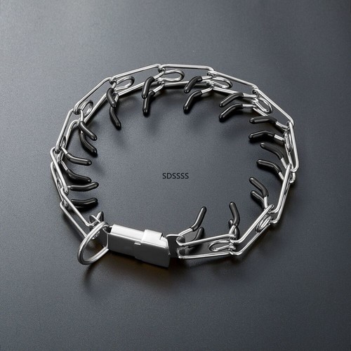 Ultra-Plus Pet Acciaio Inox Prong Dog Addestramento Collare Pinch Sgancio Rapido - Foto 20 di 30