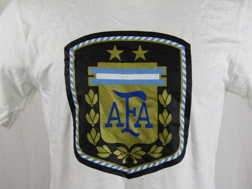 AFA Argentina Men's Go-To T-Shirt Adidas White - Picture 2 of 5