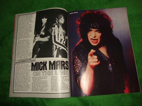 METAL EDGE 12/86 motley crue/dokken/keel/def leppard/loudness/black n blue/wasp - Picture 5 of 9