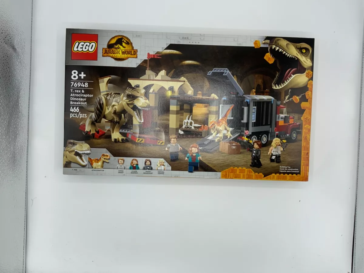 LEGO Jurassic World 76948 T. rex & Atrociraptor Dinosaur Breakout