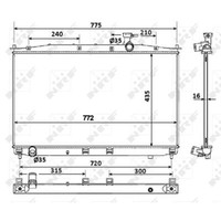 KüHler WasserküHler Passend FüR Hyundai Santa Fé II CM 2.2 Crdi 2.7 V6 GLS 4X4