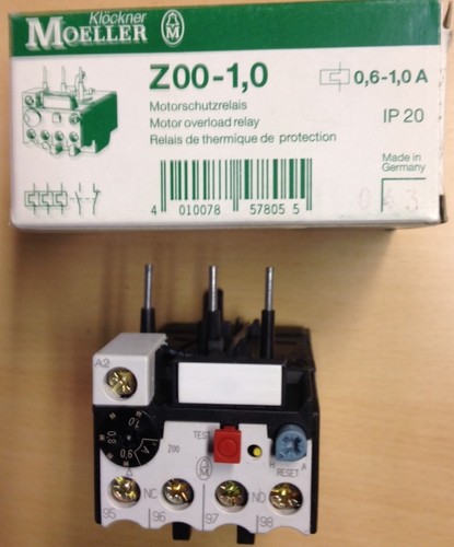 Moeller Motorschutzrelais Z0-0,37,1,2,Z1-16,ZE-6,ZE-9,Z00-1,6,0,16,0,24,1,4 - Bild 6 von 15
