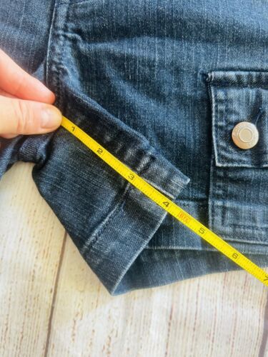 Calvin Klein pantaloncino donna denim lavaggio scuro con tasche taglia 6/28 - Foto 5 di 6