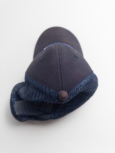 Patagonia P6 Logo Snapback Hat Mesh Back Navy Blue Adjustable - Bild 2 von 5