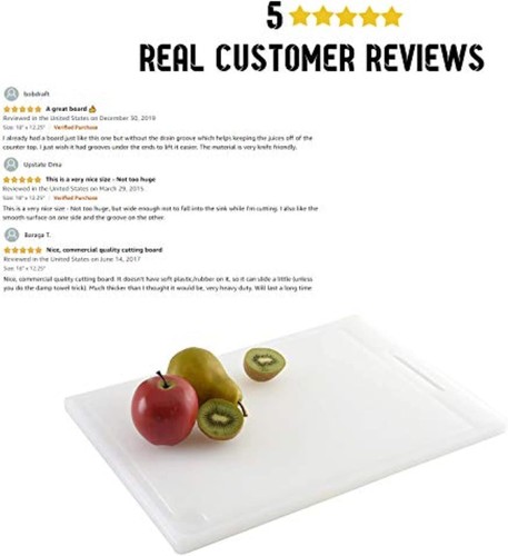 Norpro Professional Cutting Board, 18 in x 12 in - Picture 4 of 6