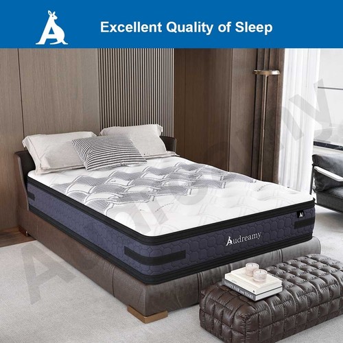 Audreamy Geneva Mattress Dual-Sided 36cm Euro Top Cool Gel 7-Zone Pocket Spring - Picture 44 of 80