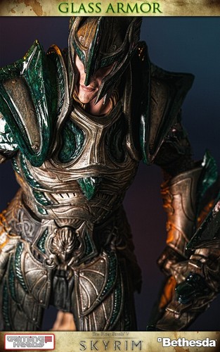 Gaming Heads Elder Scrolls V: Skyrim Armadura de Cristal Estatua Regular SELLADA - Imagen 12 de 12