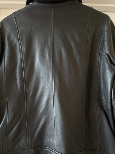 Classiques Entier Black Brenna Leather Jacket New Size L sz - Picture 7 of 10
