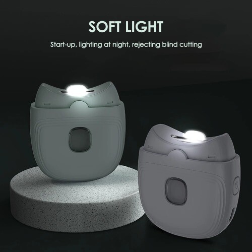 USB Elektrischer Nagelknipser Schneider mit LED Licht 2 Geschwindigkeiten Automatischer Schleifer Trimmer - Bild 20 von 26