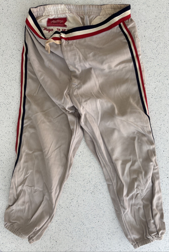 1972 Joe Hague St Louis Cardinals Game Used Rawlings Baseball Uniform Pants Away
