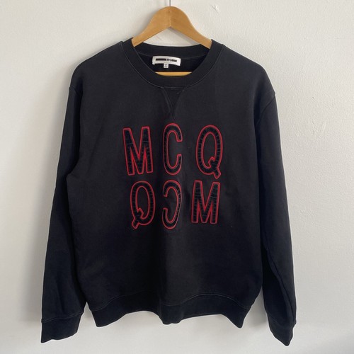Alexander McQueen McQ Sweatshirt Herren XL Extra Large Schwarz Pullover Pulli