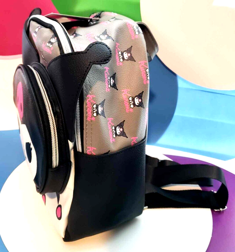 Kuromi Sanrio Hello Kitty and Friends Mini Backpack Black - Sil - 34523 - Picture 4 of 5
