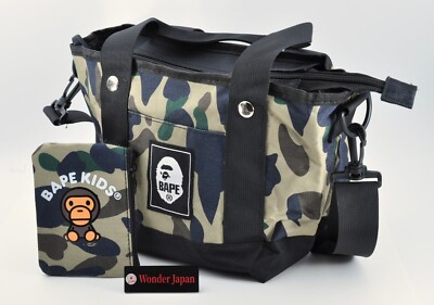 A Bathing Ape Bape Kids a Bathing 2021 a/w Collection Tote Bag & Mini Wallet JPN