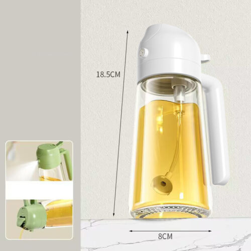 16oz 2in1 Oil Sprayer Dispenser Cooking Baking BBQ Spray Bottle Kitchen Tool NEW - Picture 20 of 20