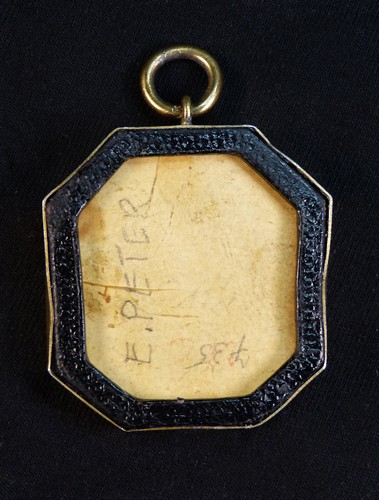 ANTIQUE PORTRAIT MINIATUR dat 1852 SIGNIERT EMANUEL THOMAS PETER WIEN ÖSTERREICH - Bild 3 von 6