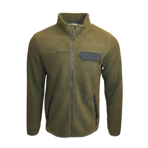 Men’s Durable Brush Outdoor Work Performance Sherpa Anti Pill Fleece Jacket A44 - Picture 16 of 18