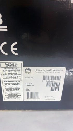 HP ScanJet N6350 Flatbed Scanner / - Picture 3 of 3