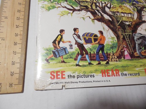 The Swiss Family Robinson Disney Record & Book Ver Escuchar Leer Sellado Nuevo 357 - Imagen 3 de 12