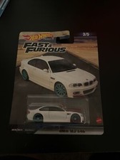 Hot Wheels Fast and Furious BMW M3 E46 - White