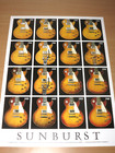 SUNBURST GIBSON LES PAUL STANDARDS 1958-60 GUITARS POSTER PLAKAT NEU IN MINT RAR