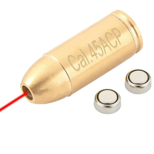 Red Dot Laser CAL.45ACP/.45 Brass Bore Sighter Cartridge Boresight For Hunting - 第 1/7 張圖片