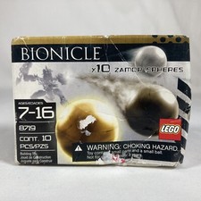 LEGO 8719 NEW Bionicle Zamor Spheres 10 Pack Factory Sealed (Damaged Box)