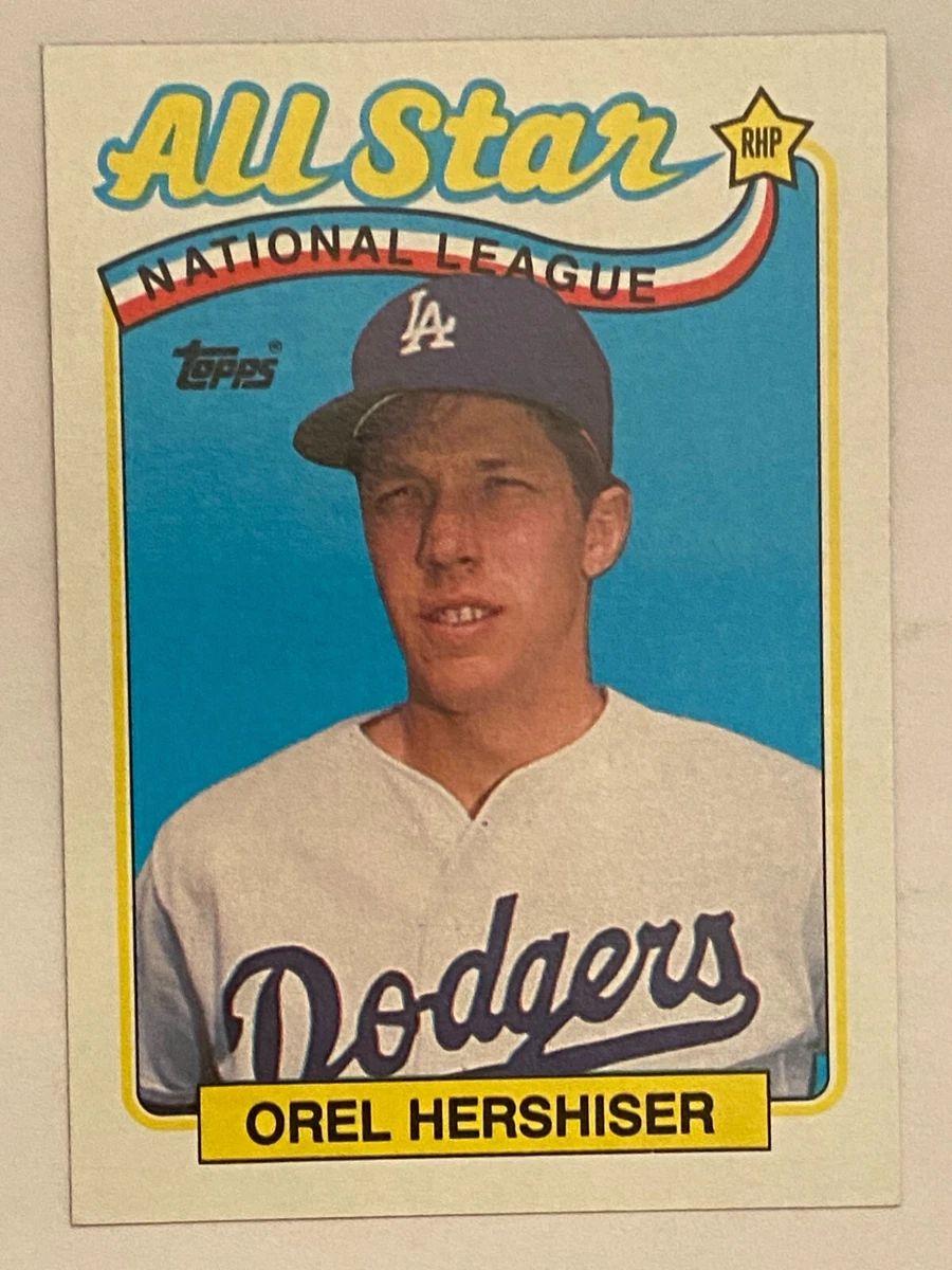 1989 Topps Orel Hershiser LA Dodgers 394 All Star