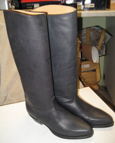 TONY MORA 746 Womens Black Riding Boots Size 36.5 fit size US 6 NEW - Picture 2 of 5