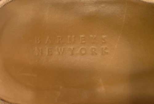 Barney's New York Men's Made In Italy Light Brown Suede Oxford Shoes Size 9.5 M - Picture 12 of 19
