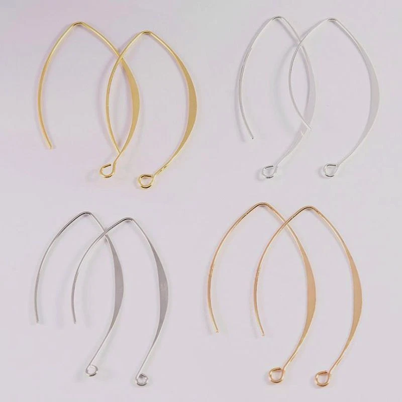Французские серьги крючки - V-образный уха крюк провода настройки ювелирных изделий делает серьги - Изображение 2 из 4