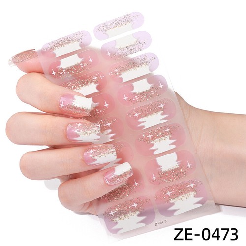 Full Size Nail Wraps Stickers Polish Toe Manicure Art polish strip 3D Decal New - Picture 64 of 208