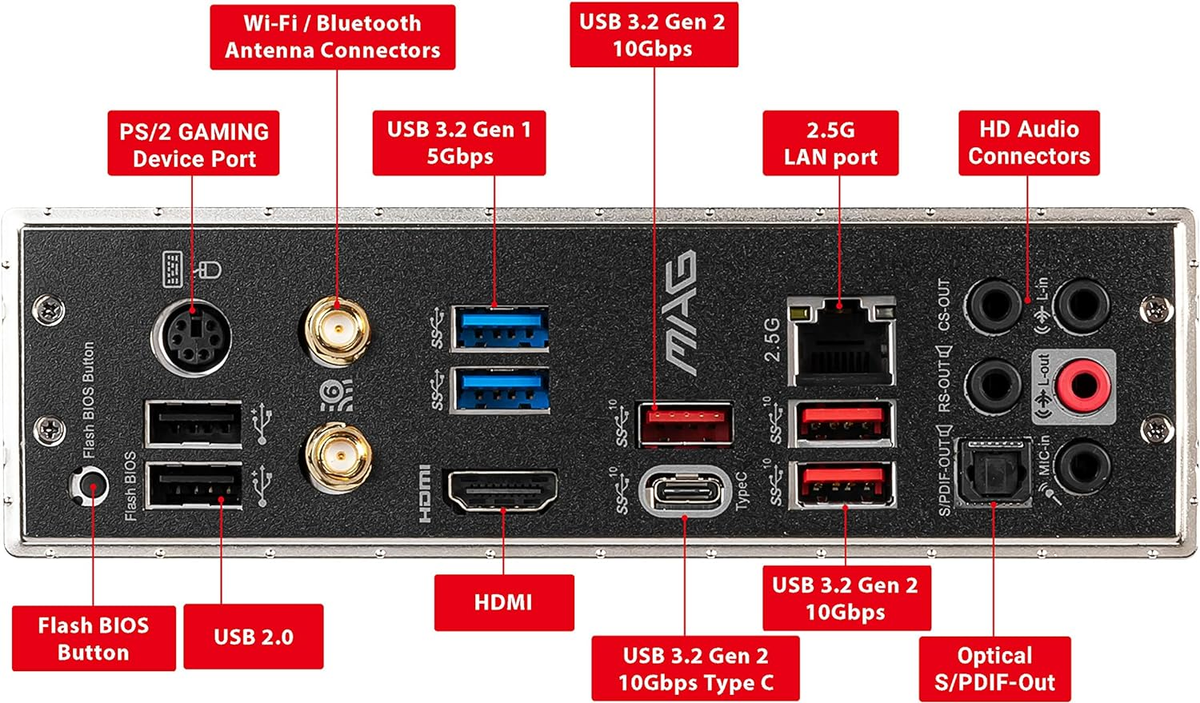 MSI Mag X570 Tomahawk WiFi, Socket AM4, AMD Motherboard for sale