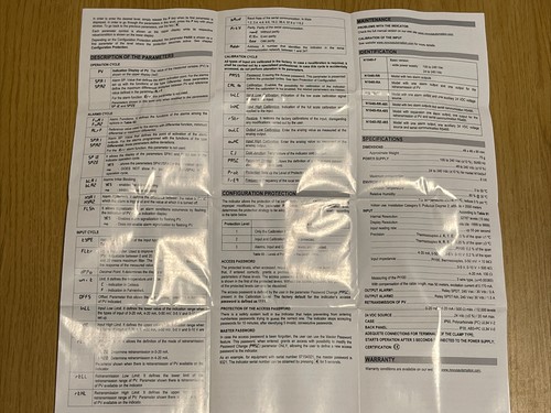 Novus Automation BLINKER Alarm N1040i-RE 48x48mm Relais O/P 100-240V 8104020200 - Bild 6 von 6