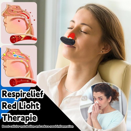 Red Light Nasal Therapy Device, For Relief of Nose Discomfort / Nasal Congestion - Picture 6 of 15