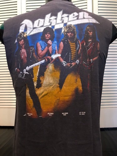 T-shirt vintage 1984 Dokken Tooth & Nail Tour taille S roche métal - Photo 1/6