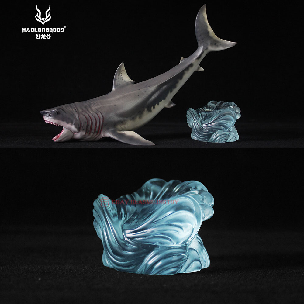 Haolonggood Otodus Megalodon Animal Model PVC Toy | eBay