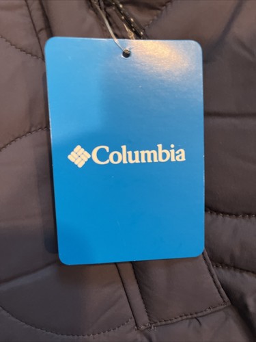 Womens Medium Columbia Lilywood Crest EXS Insulated Vest Blue Puffer Lined Tag - Picture 11 of 15