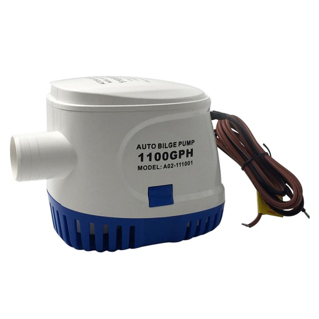 automatic submersible boat bilge water pump 12v dc 1100gph