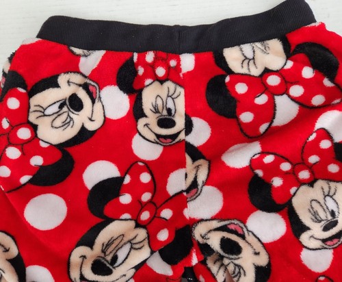 DISNEY MINNIE MOUSE weiche Fleece Lounge Hose Nachtwäsche MEDIUM Taschen - Bild 5 von 5