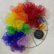 pride wreaths for front door handmade